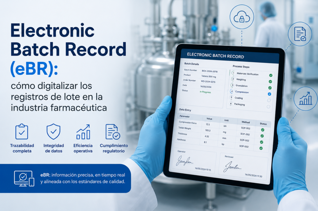 Electronic Batch Record (eBR): cómo digitalizar los registros de lote en la industria farmacéutica